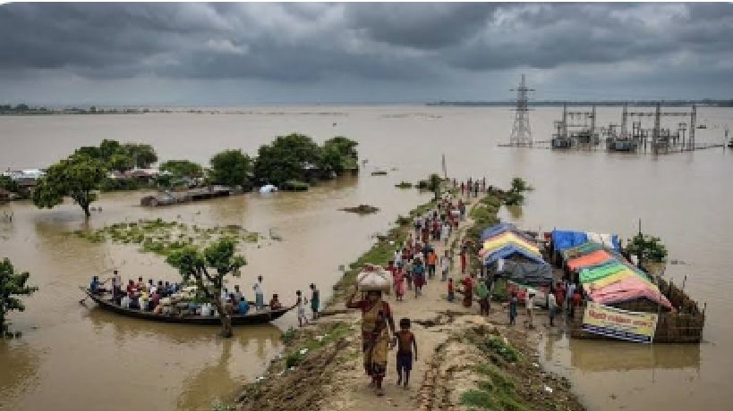 Crisis for Kharif Crops Due to Floods and Rain in Uttar Pradesh and Bihar