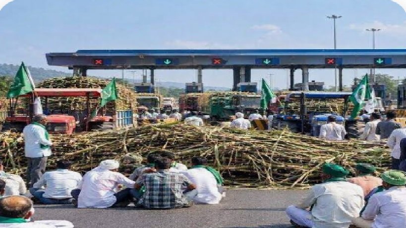 Protests by Farmers in Maharashtra over Increasing the FRP for Sugarcane